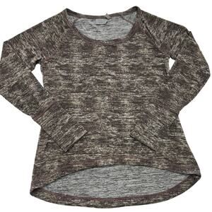 Athleta Sweatshirt Womens X Small Brown No‎ Sweatin It Sharkbite Pullover